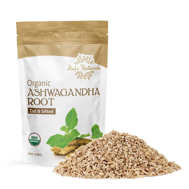 Ashwagandha Halo Naturals 454 G Org&aacute;nico Usda image number null