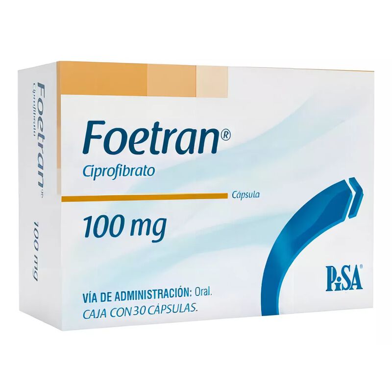 Foetran C&aacute;psula 100 Mg, 30 C&aacute;psulas image number null