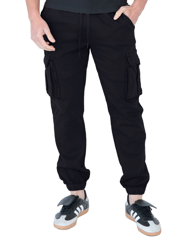 Pantalón Hombre Cintura Y Tobillo Ajustable Pre... image number null