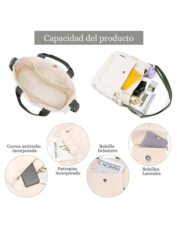 Bosla Tote Pink Brule Fashion Bag Para Mujer image number null