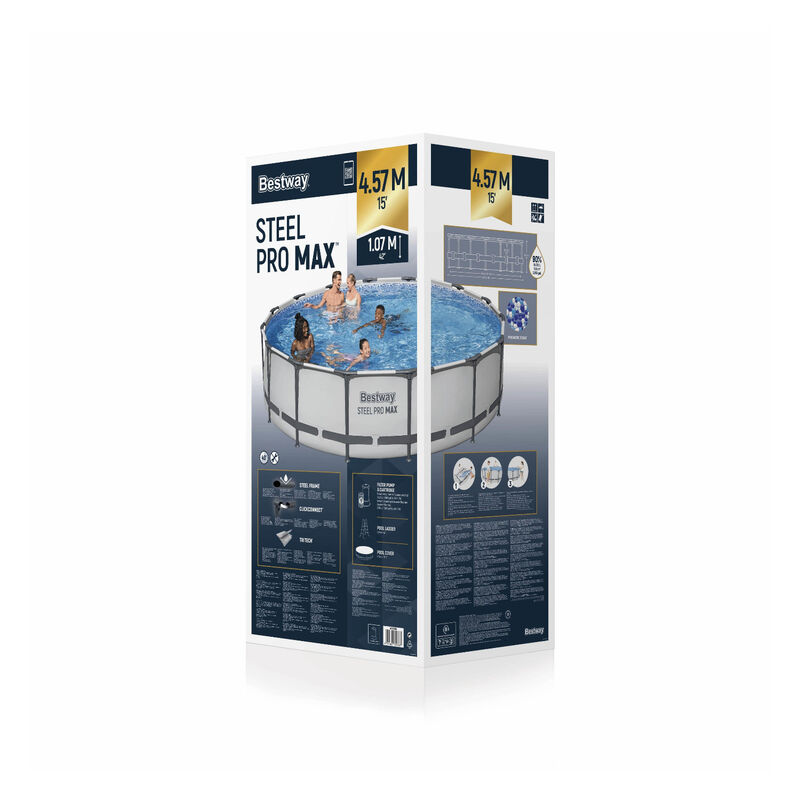 Alberca Steel Pro Max Piscina Estructural 4.57 ... image number null