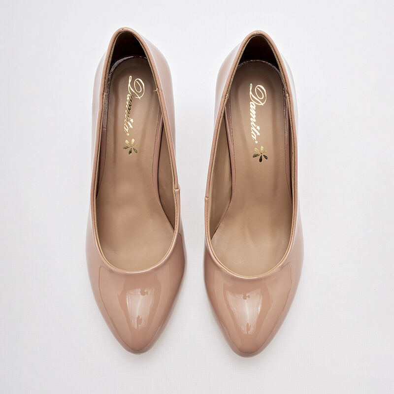 Damita Zapatilla para mujer beige charol image number null