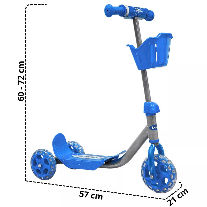 Scooter Para Ni&ntilde;os Con Canastilla Tres Ruedas D... image number null