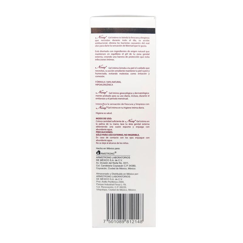 Nosop Gel Intimo - 120 Mililitro image number null