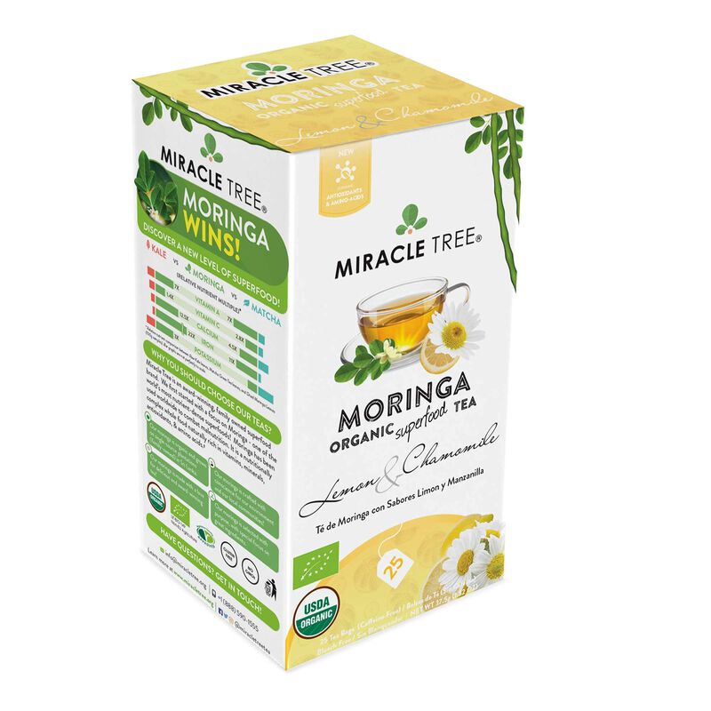 T&eacute; Miracle Tree Lim&oacute;n Y Manzanilla 3&times;25 Sobres image number null