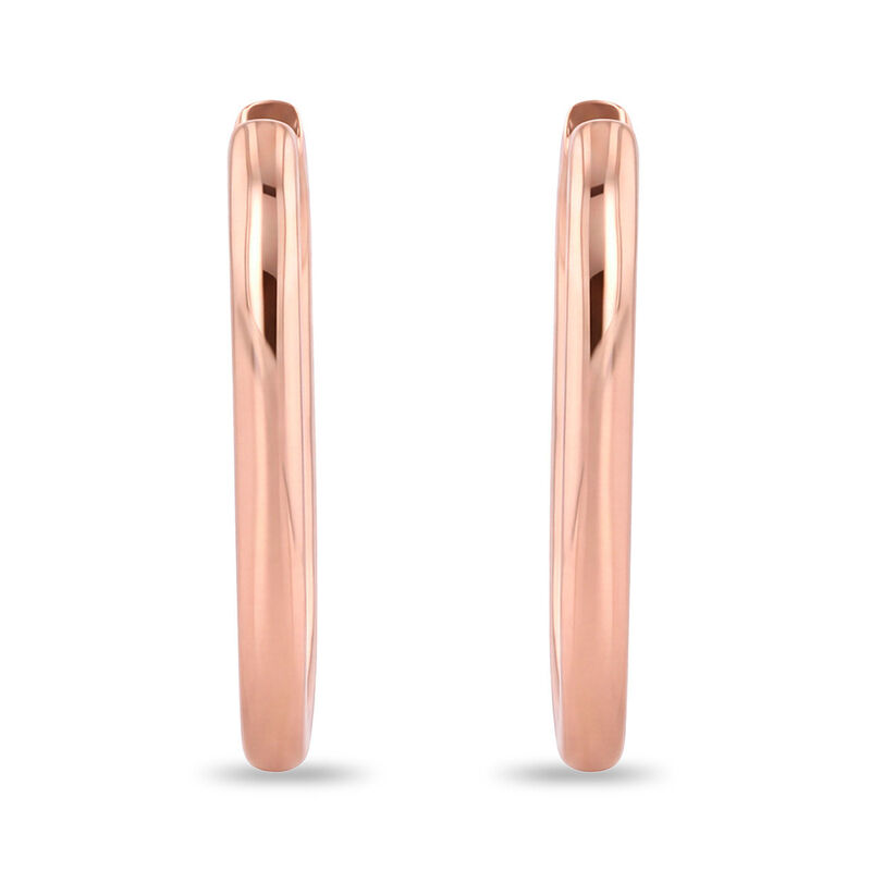Arracadas Oro Rosa 10k 9x15 Mm Delicadas Oro | ... image number null