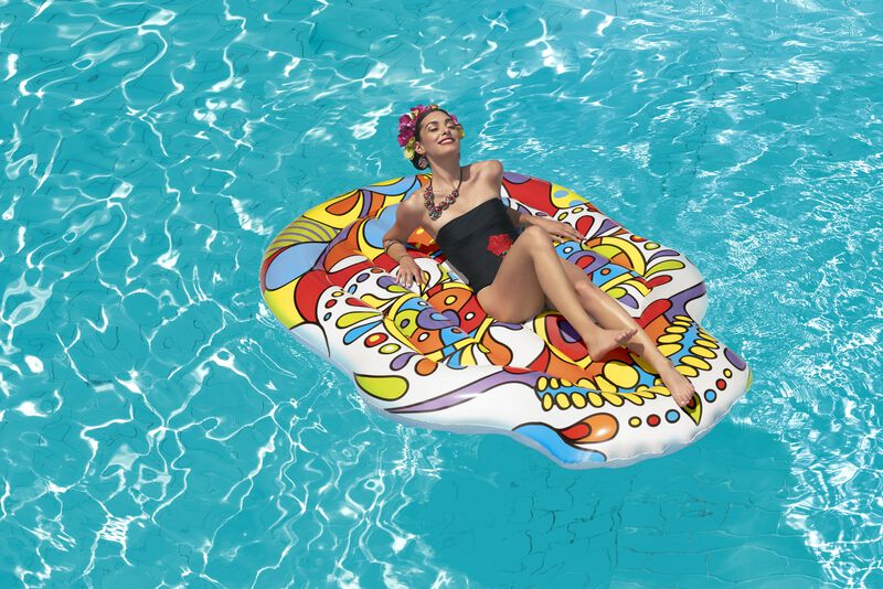 Cama inflable adulto calavera 1 mod 1.93m x 1.4... image number null