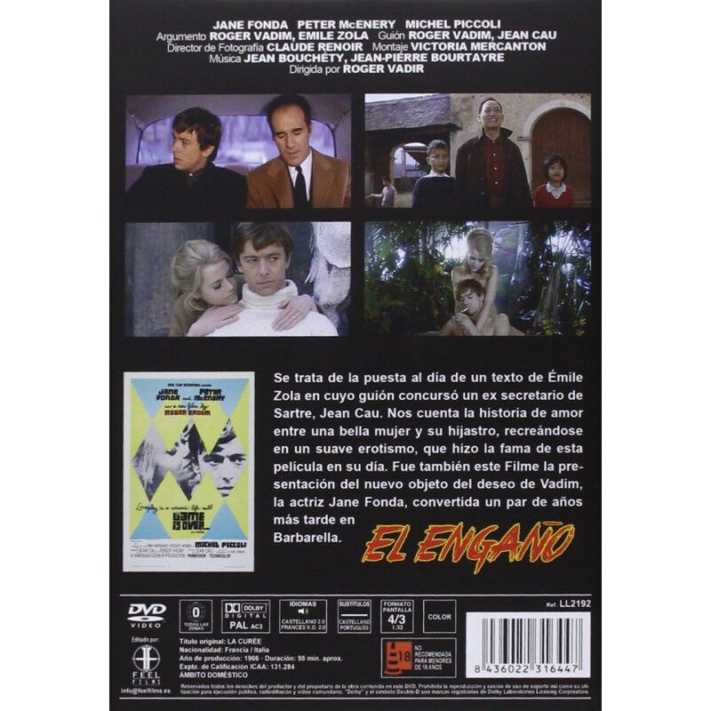 El Enga&ntilde;o (1966) [dvd] La Cur&eacute;e image number null