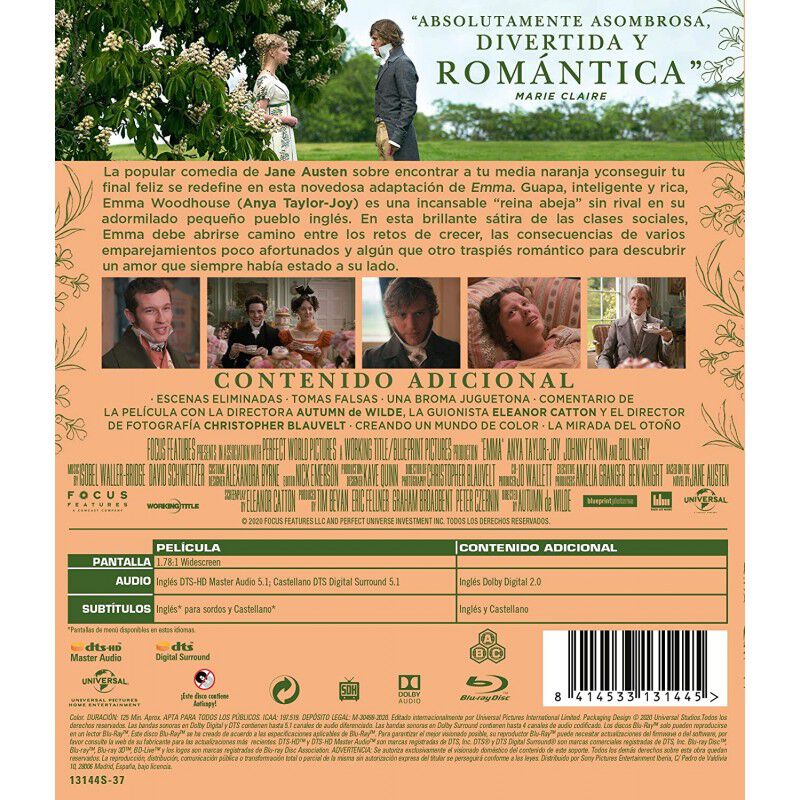 Emma (bd) [blu-ray] image number null