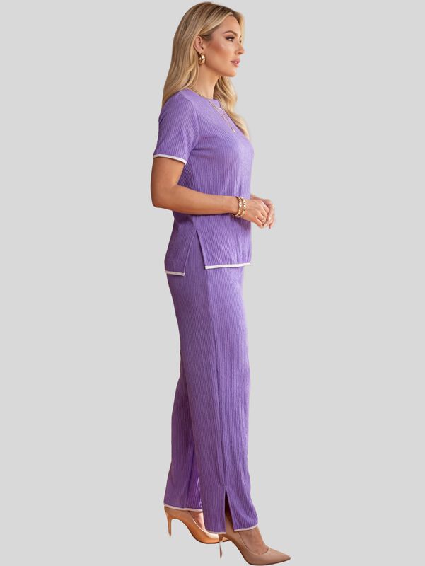 Conjunto 2 Piezas Casual Chic para Mujer, Blusa... image number null