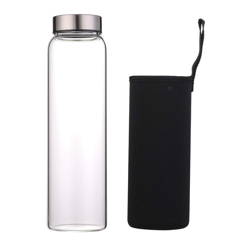 Botella De Agua Sunkey Glass De 1 Litro Con Fun... image number null