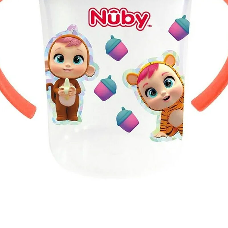 Taza Entrenadora Nuby Beb&eacute;s Llorones 8oz Naranj... image number null
