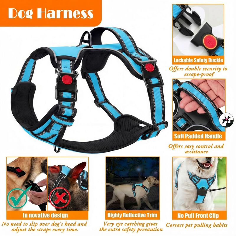 Conjunto De Arn&eacute;s Para Perro Lobeve Con Correa ... image number null