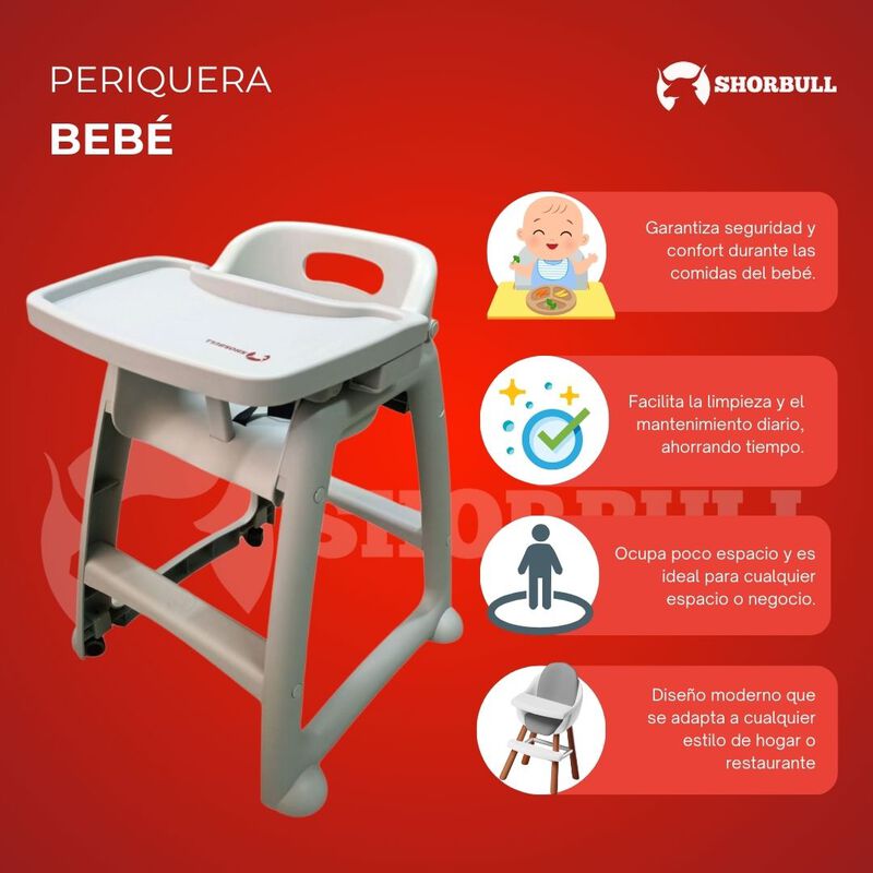 SHORBULL - Periquera Para Beb&eacute; Color gris CH001... image number null