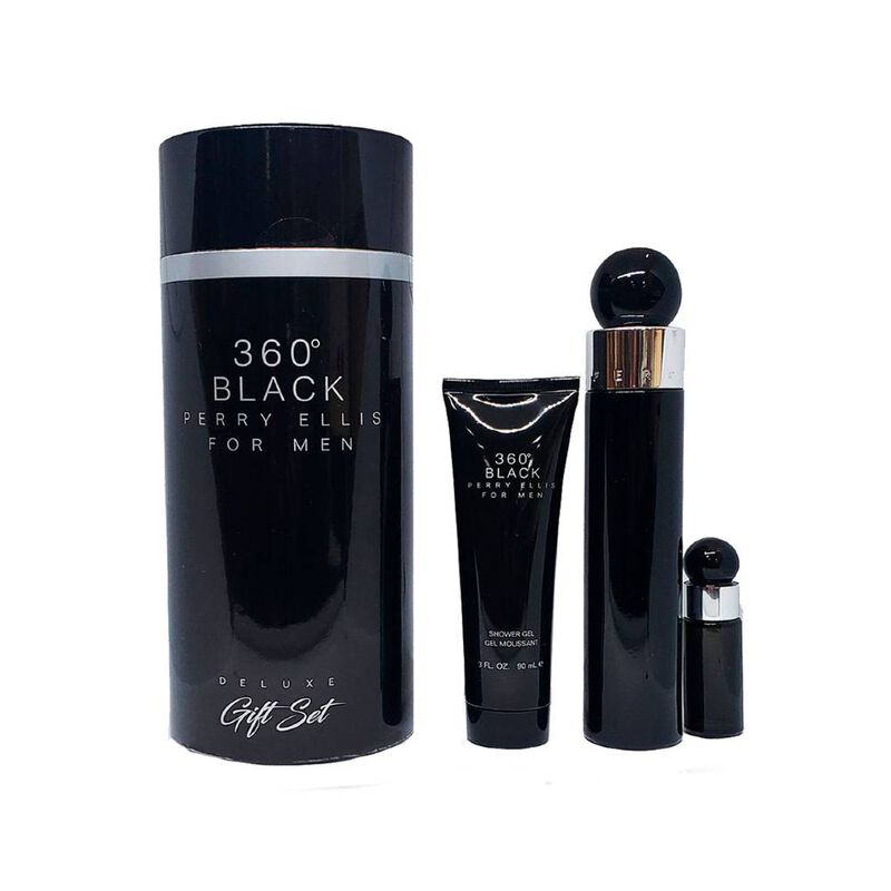 Set de Hombre Perry Ellis 360 Black 3 Pzs Cilin... image number null
