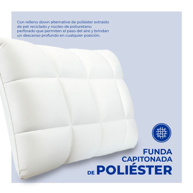 Almohada Spring Air Cubic Confort Seccionado image number null