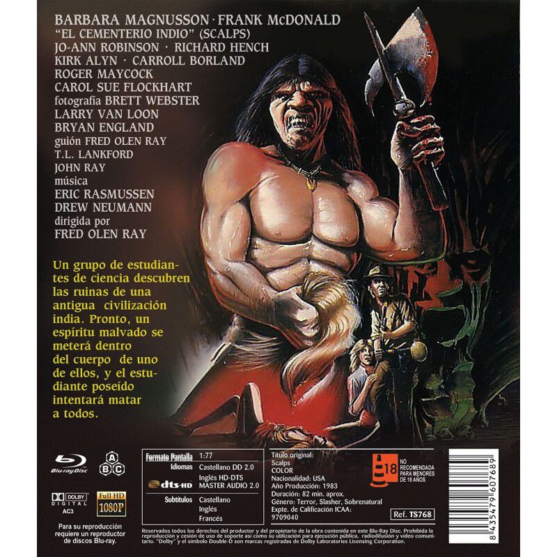 El Cementerio Indio [dvd] (1983) Scalps image number null