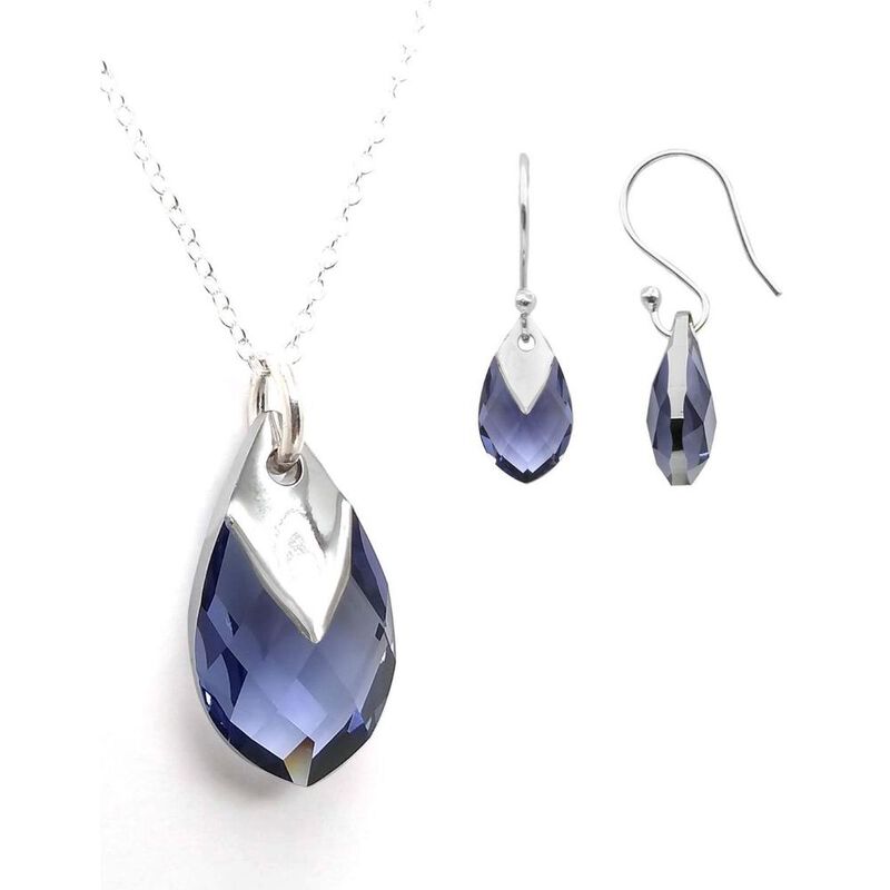 Collar y Aretes de Mujer Plata .925 Shaped Zvez... image number null