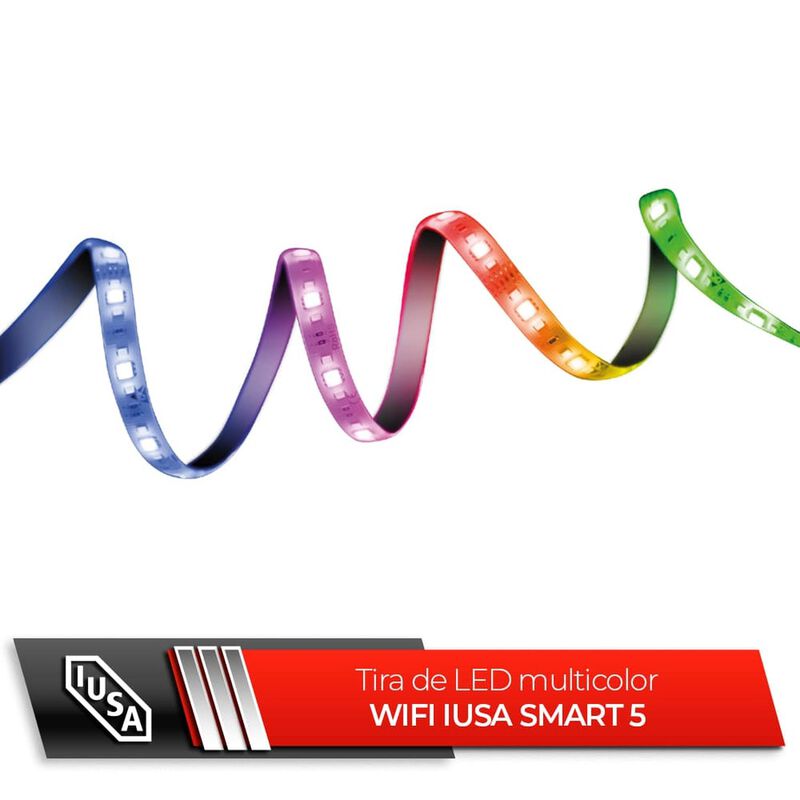 Tira Led Wifi Multicolor, Iusa Smart, 5 M image number null