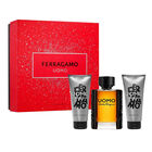 Salvatore Ferragamo Set Uomo Perfume Edt + Gel De Ducha + Crema De Afeitar