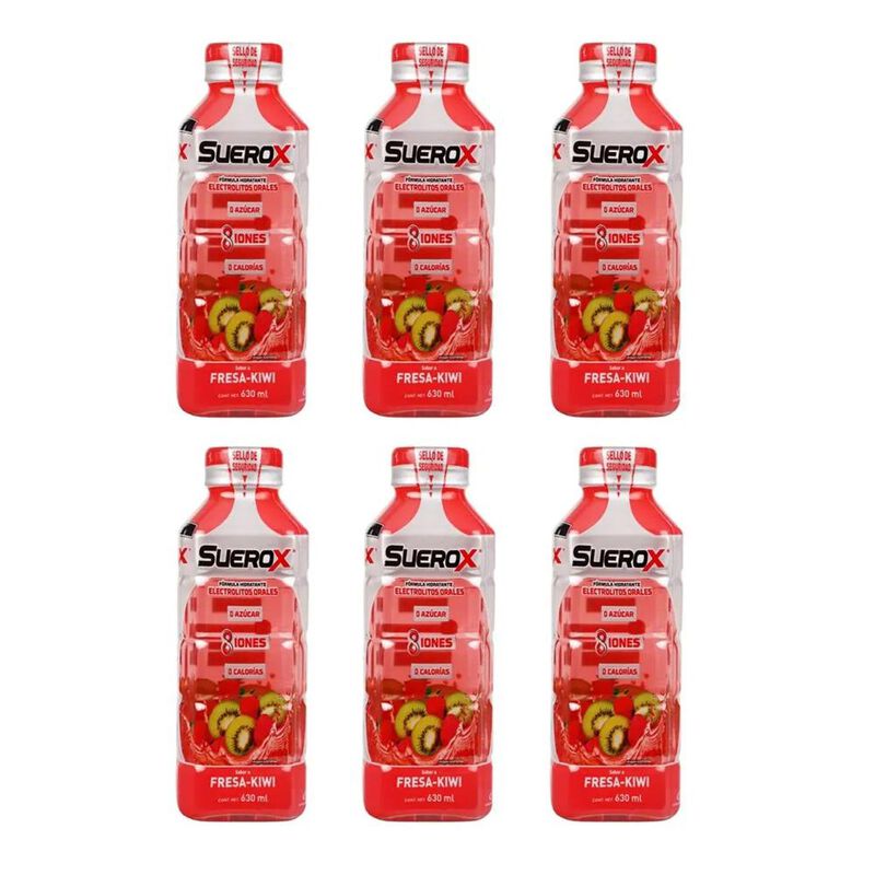Suerox Fresa-kiwi 6 Pzs Con 630 Ml C/u image number null
