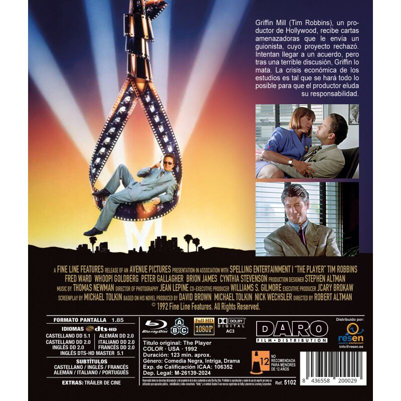 El Juego De Hollywood [blu-ray ] (1992) The Pla... image number null