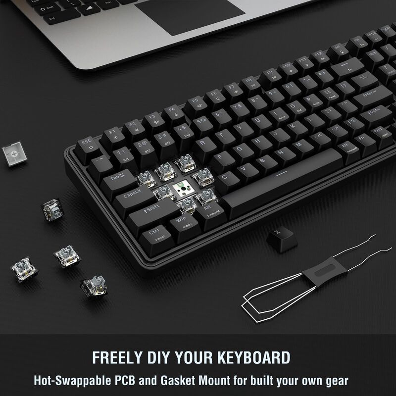 Teclado y Rat&oacute;n Inal&aacute;mbrico Redragon K744 + M69... image number null
