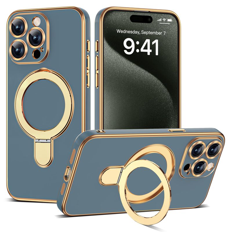 Funda Para iPhone 15 Pro Max (6.7 Pulgadas) Gri... image number null