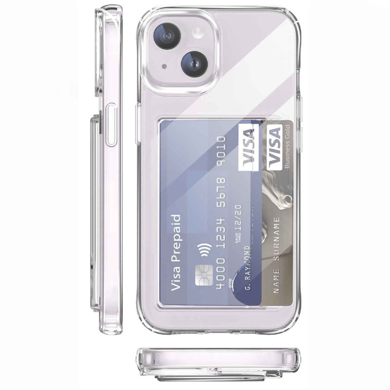 Funda Tekku Porta Tarjetas Para Iphone 15 Trans... image number null