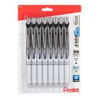 Bol&iacute;grafo De Gel Pentel Energel 0,7 mm Negro &ndash; Paquete De 8