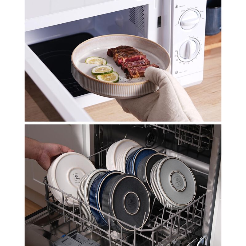 Juego De 8 Tazones Para Pasta Famiware 21 cm Bl... image number null