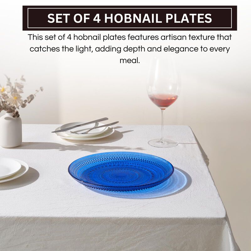 Plato De Cena Khen 27 cm Azul Oscuro Con Textur... image number null