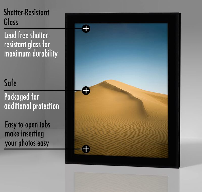 Marco De Fotos Americanflat 23 &times; 30 cm Negro De... image number null