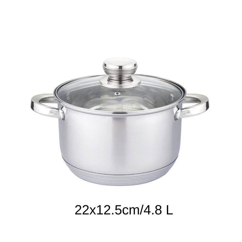 Olla De Acero Inoxidable De 22cm image number null
