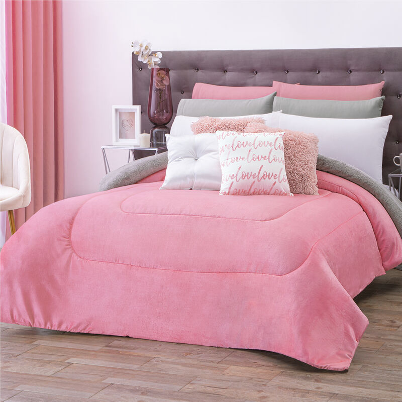 COBERTOR PACHICALIENTITO ROSA KS/XL-QS image number null