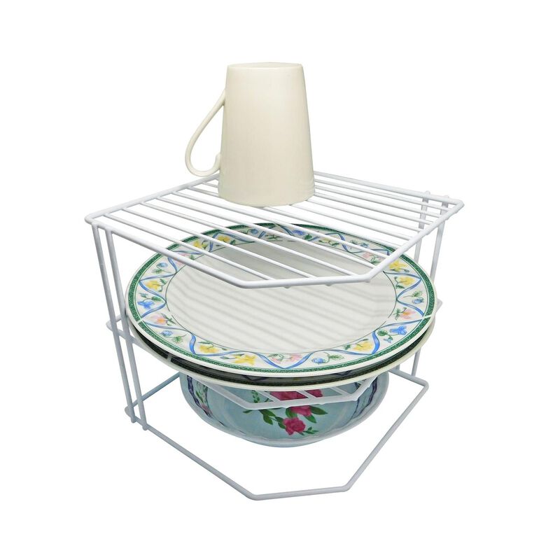 Estante organizador esquinero 3 niveles image number null