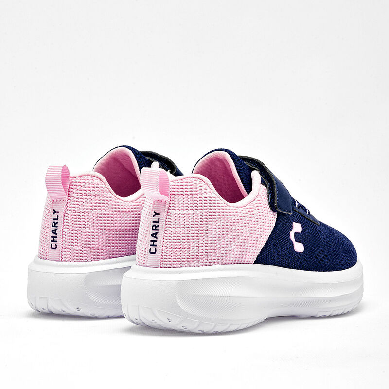 Charly tenis deportivo para ni&ntilde;a marino rosa co... image number null