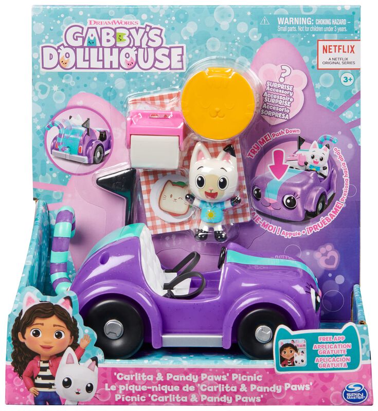 Coche De Juguete Gabby's Dollhouse Carlita Con ... image number null