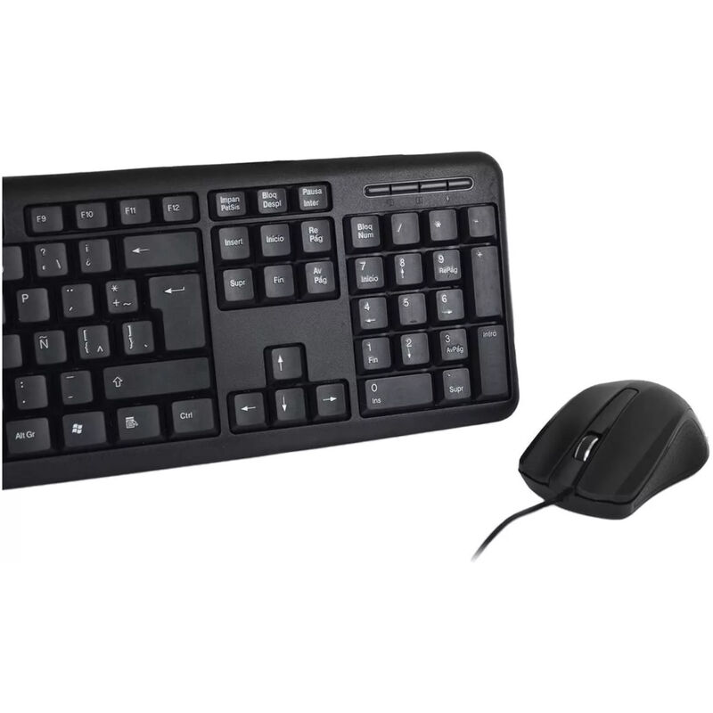 Teclado+mouse alambrico Perfect Choice PC-20107... image number null