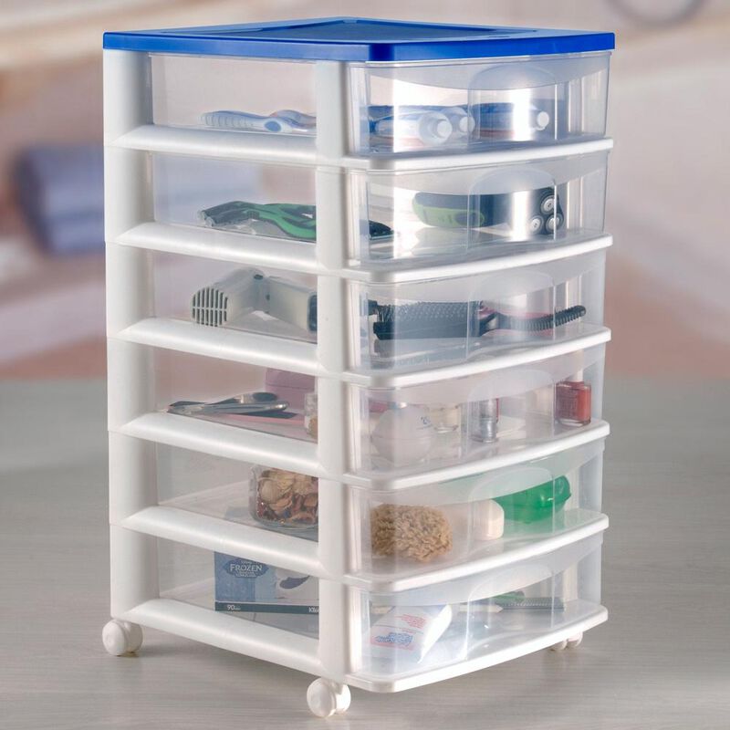 Caj&oacute;n Organizador Cajonera Ropa Papeles 6 Nivel... image number null