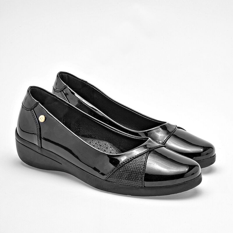 Etnia Zapatos para mujer negro charol image number null