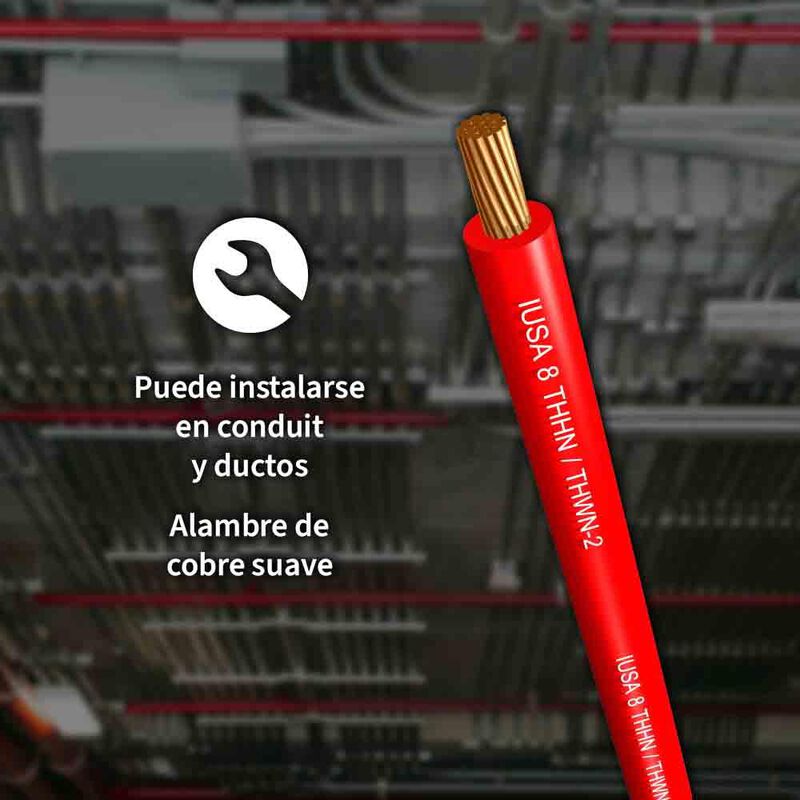 Cable Thw-ls/thhw-ls Ce Rohs 14 Awg En Caja Col... image number null