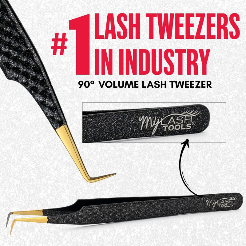 Pinza My Lash Tools De 13 cm Con Punta De Fibra... image number null