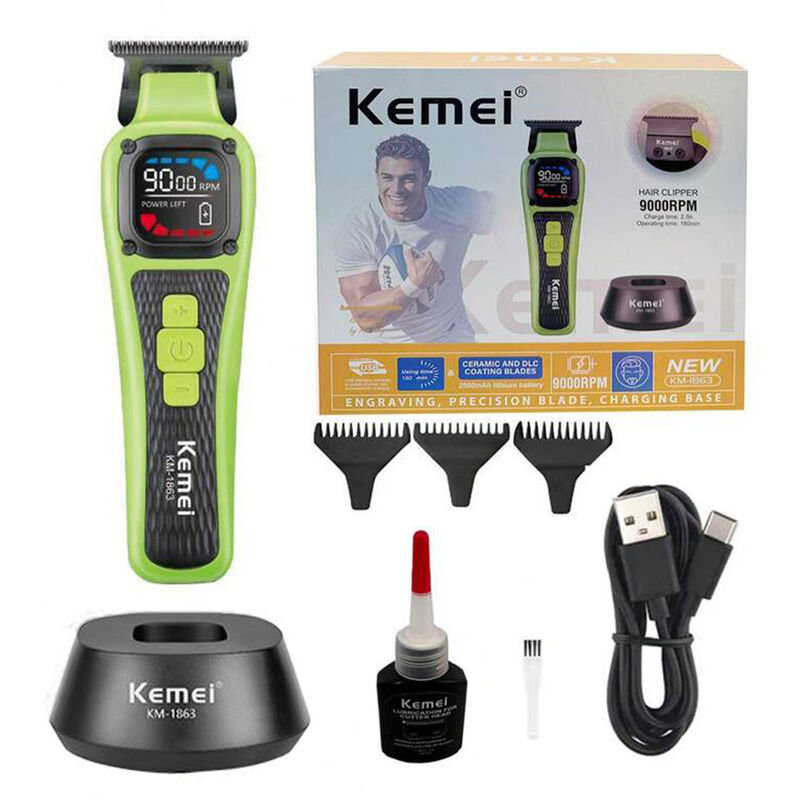Kemei 1863 Trimmer Profesional Inal&aacute;mbrica Con ... image number null