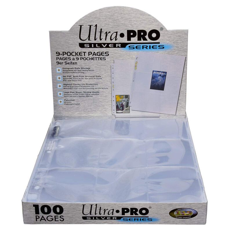 P&aacute;ginas Para Tarjetas Ultra Pro 9 Bolsillos, 10... image number null