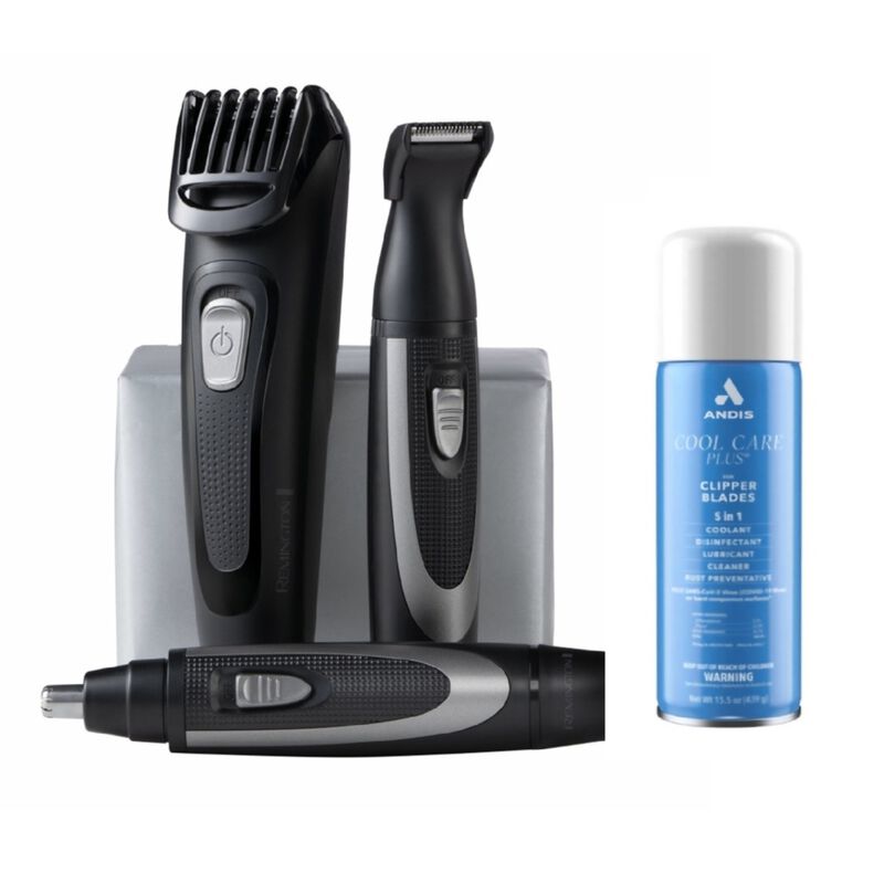 Kit Recortador De Barba Remington 6 Piezas Negr... image number null
