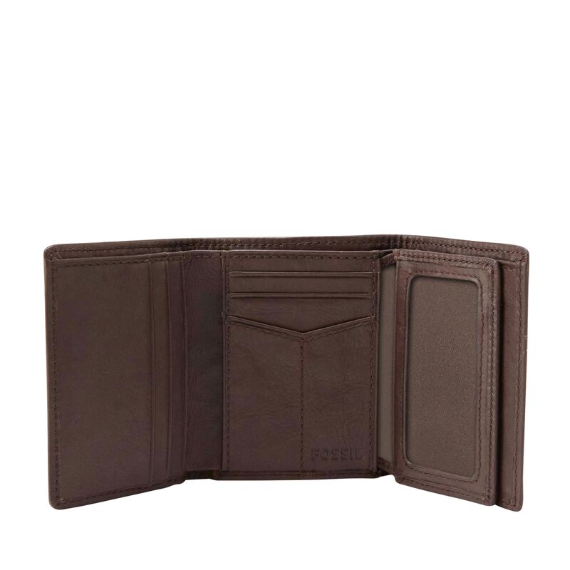 Billetera Fossil Ingram De Piel Con Triple Plie... image number null