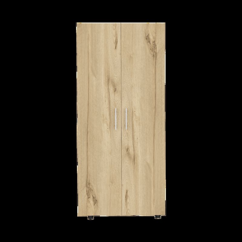 Closet Derek Café Claro y Blanco Virtual Mueble... image number null