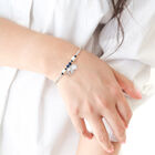 Pulsera Suerte Charm Elefante de Plata con Piedras Naturales y Perla Cultivada