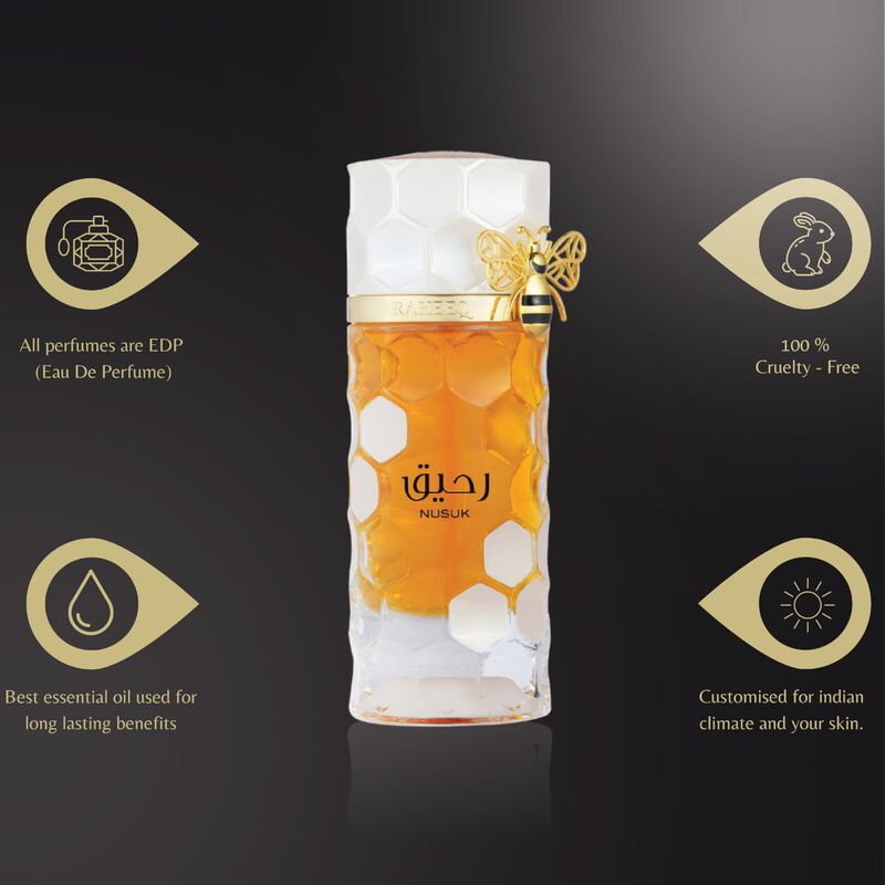 Perfume Nusuk Raheeq Edp Citrus Vanilla, 100 Ml... image number null
